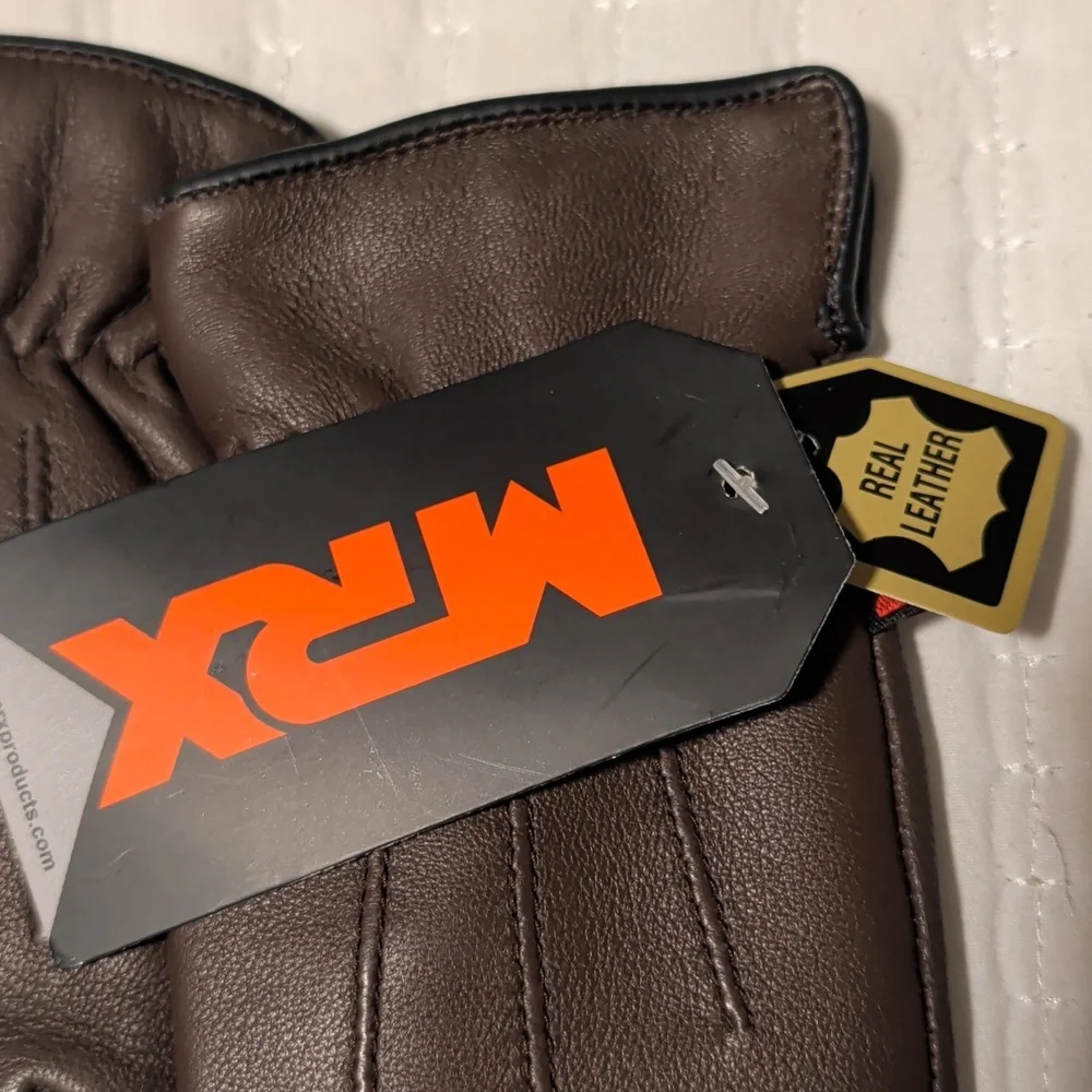 MRX Brown Leather Gloves